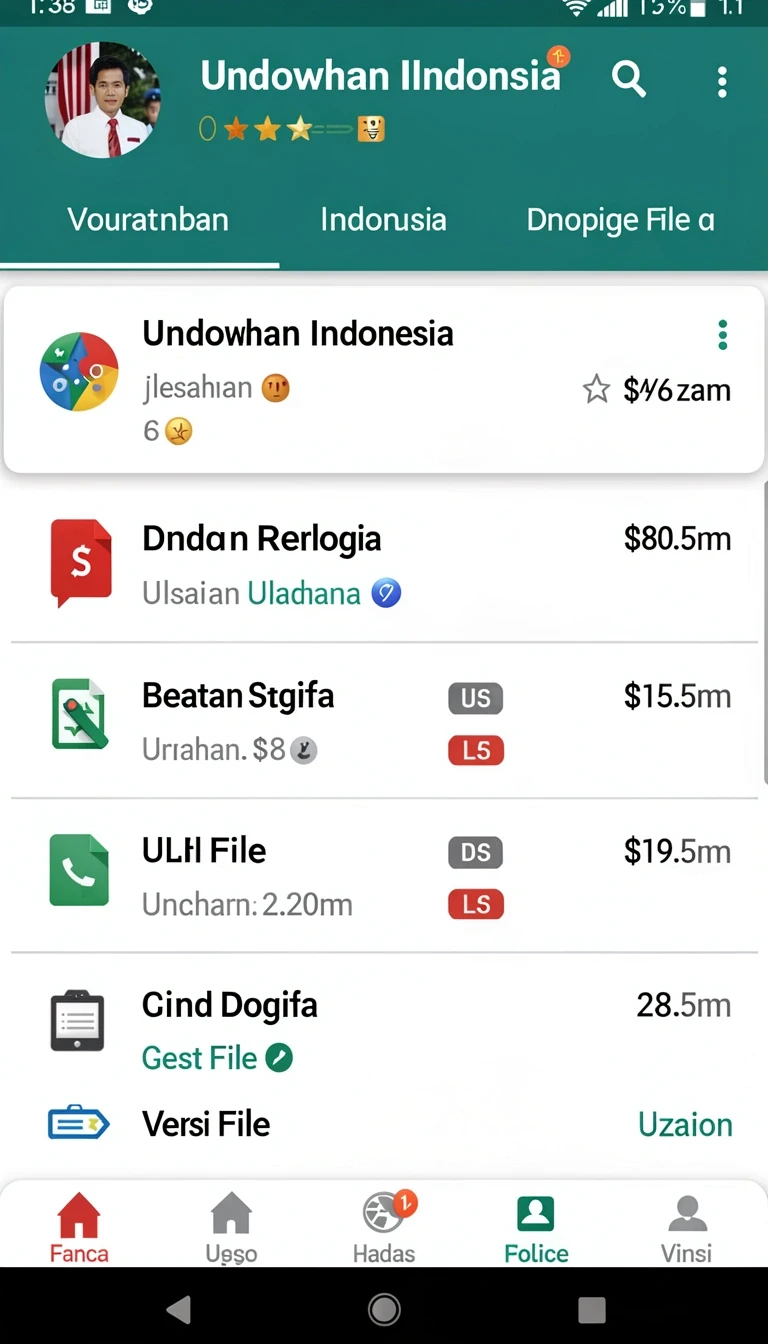 Tampilan utama aplikasi Aplikasi crs99 Resmi dan Terpercaya di Android yang intuitif dan efisien.