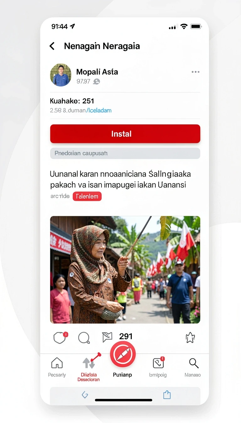 Tampilan utama aplikasi Aplikasi pucuk4d Resmi: Download dan Instalasi yang intuitif dan efisien.