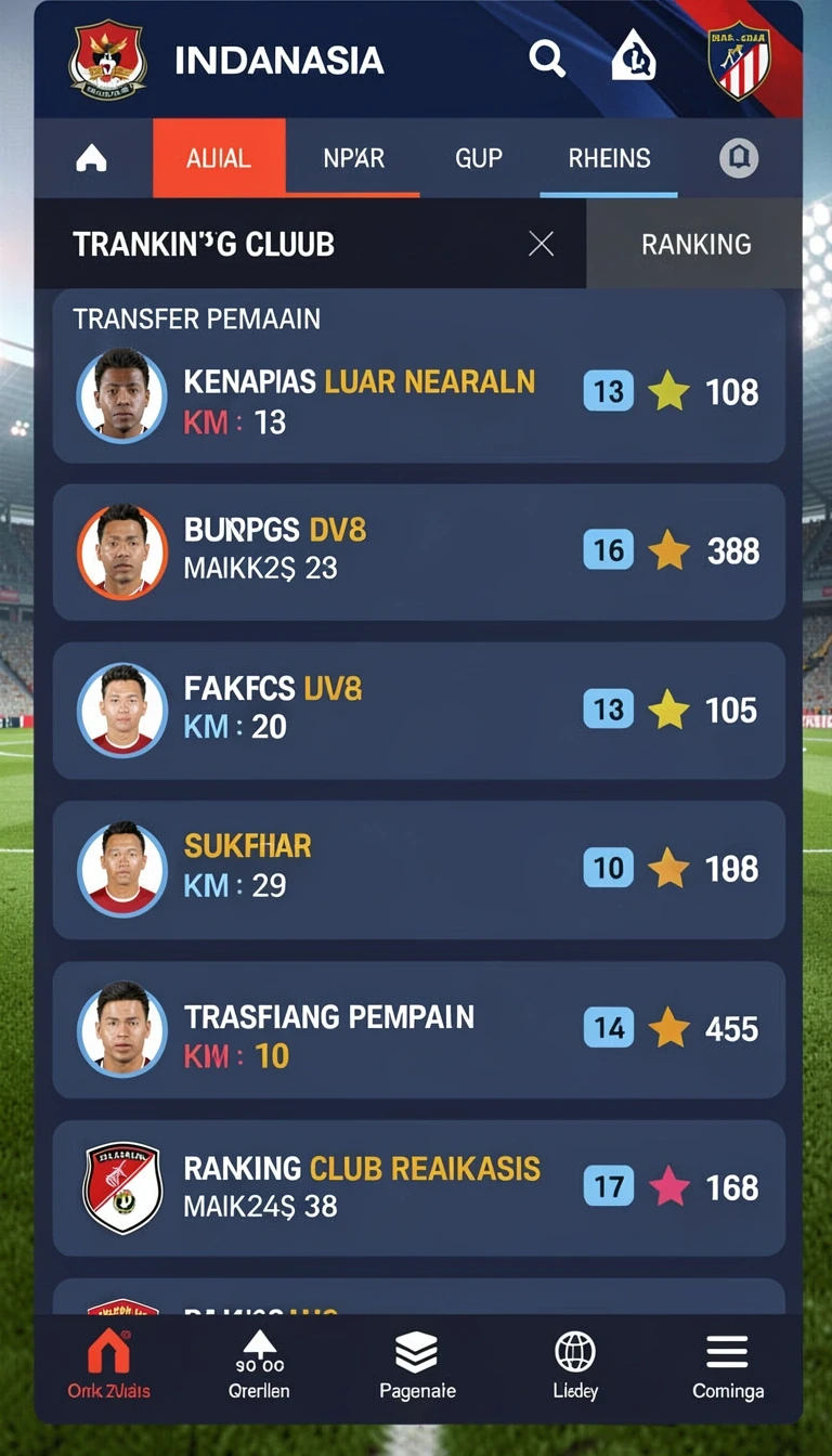 Tampilan utama aplikasi Review Aplikasi indobet yang intuitif dan efisien.