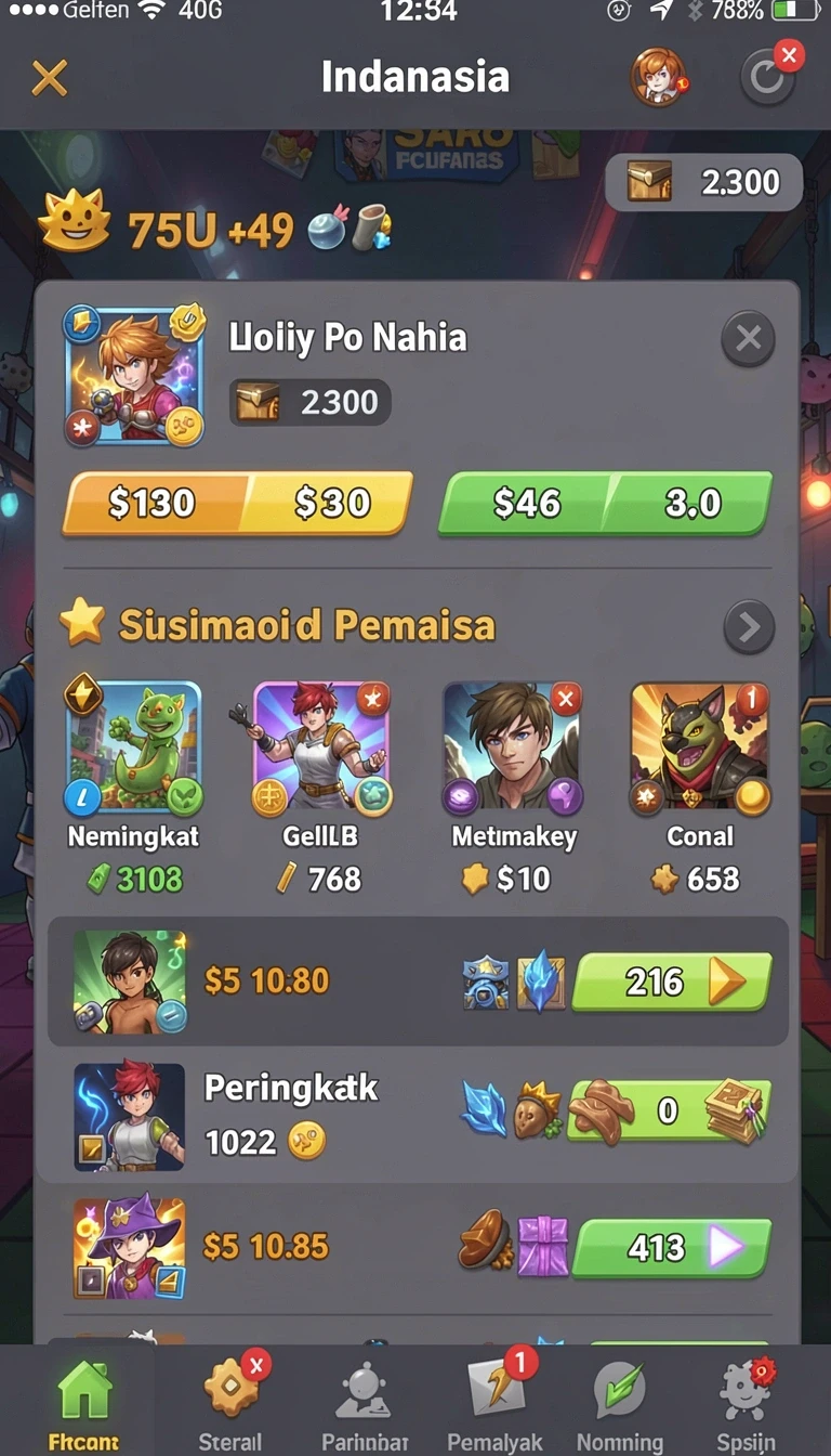 Tampilan utama aplikasi Aplikasi super5 Resmi dan Terpercaya di Android yang intuitif dan efisien.