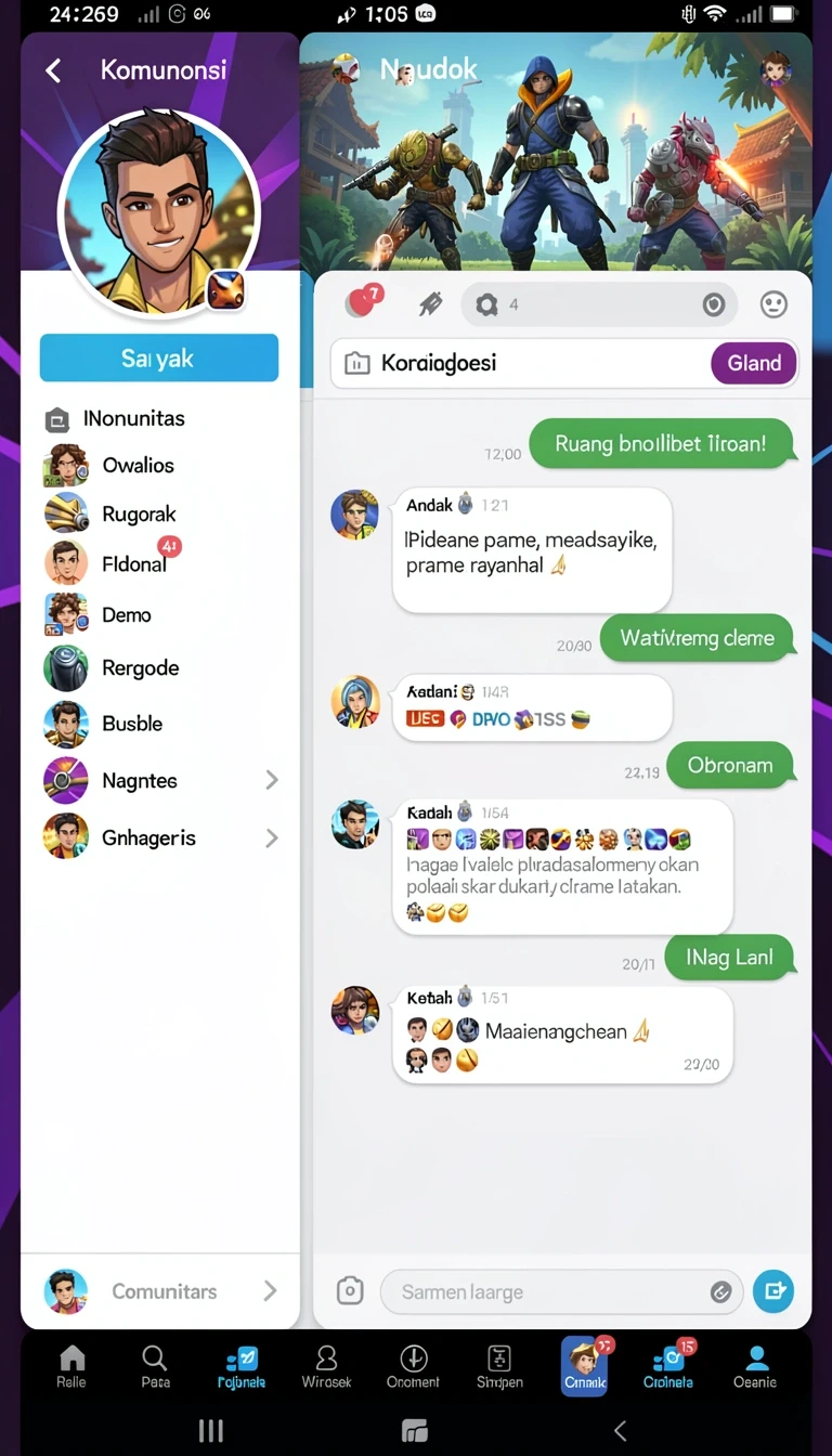 Tampilan utama aplikasi Aplikasi v98 Resmi dan Terpercaya di Android yang intuitif dan efisien.