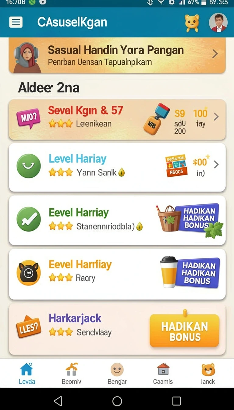 Tampilan utama aplikasi emon77 Terbaru: Download APK Resmi dan Aman yang intuitif dan efisien.