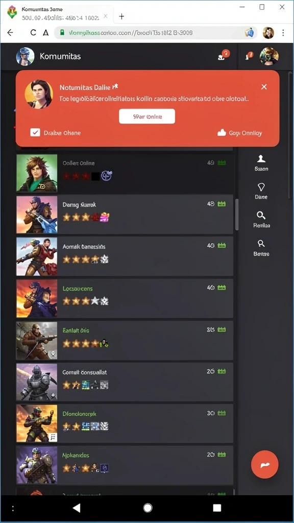 Tampilan utama aplikasi Aplikasi rich7 Resmi: Download dan Instalasi yang intuitif dan efisien.